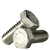 9/16"-18 x 4 1/2" Hex Cap Screws, 18-8 Stainless Steel, Partially Threaded, Qty 25