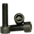 M12-1.75 x 25mm Socket Head Cap Screws, Thermal Black Oxide, Class 12.9, Coarse, Fully Threaded, ISO 4762 / DIN 912, Qty 50