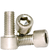 M2.5-0.45 x 6 mm Socket Head Cap Screws, 316 Stainless Steel, Coarse, Fully Threaded, Qty 100