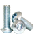 #10-32x1"(FT) - BUTTON SOCKET CAPS FINEALLOY ZINC-BAKECR+3, Qty 100