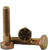9/16"-18 x 5 1/2" Hex Cap Screws, Zinc-Yellow Cr+6 Bake, Grade 8, Fine, Partially Threaded, Qty 25