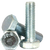 M6-1.00 x 80mm Hex Cap Screws, Zinc Cr+3, Class 10.9, Coarse, Partially Threaded, DIN 931 / ISO 4014, Qty 50