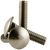 3/4"-10 x 8" Carriage Bolts, 18-8 Stainless Steel, Coarse, Partially Threaded, Qty 5