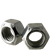 1/4"-20 ALL METAL HEX LOCKNUTS GRADE C MED. CARBON ZINC & WAX CR+3, Qty 100