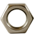 1/4"-28 Hex Jam Nuts, 18-8 Stainless Steel, Fine, Qty 100