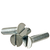 #10-24 x 3/4" Machine Screws, Flat Head Slotted, Zinc Cr+3, Fully Threaded, Qty 100