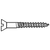 #7x5/8" ROUND SLOT Wood Screw Zinc, Qty 100
