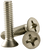 #8-32 x 7/8" Machine Screws, Phillips Flat Head, 18-8 Stainless Steel, Coarse, Fully Threaded, Qty 1000