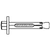 3/8" x 3" Sleeve Anchor, Hex Nut, 304 Stainless Steel, Qty 50