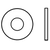 1 1/2" USS FLAT WASHERS LOW CARBON PLAIN, Qty 25