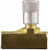 Midland Metal 20485 Metering Check Valve, 1/8 in Nominal, Brass Body, Domestic