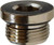 Midland Metal 28836 Countersunk Hex Plug, BSPT/BSPP Fittings, 1/4 Bspp N-Pltd C/S Sealed Plug, Brass Fittings