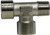 Midland Metal 1/4X1/4X1/4 BRASS MALE RUN BSPP - 28948