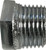 Midland Metal 45502 Bushing, 3/8 in MIP x 1/4 in FIP, Brass, Chrome-Plated