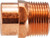 Midland Metal 77304 Male Pipe Adapters, Copper Sweat Fittings, 1/2 x 1 Male Adapter C x M, Nipples and Fittings