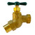 Midland Metal 942123LF Heavy-Duty Hose Bibb No Kink Valve, 3/4 x 1/2 in Nominal, Cast Brass Body