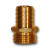 Mid-America Fittings LF29MGH-612 Male End Coupling, 3/8 in Hose Barbed x 3/4 in MHT, Brass