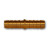 Mid-America Fittings LF29S-4 Splicer, 1/4 in Hose Barbed x 1/4 in Hose Barbed, Brass