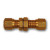 Mid-America Fittings NT62BH-10 Bulkhead Union, 5/8 in 5/8 in, Brass