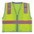 CONDOR High Visibility Vest,Class 2,3XL,Lime 11K779