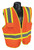 CONDOR High Visibility Vest,Orange/Red,M 53YM25