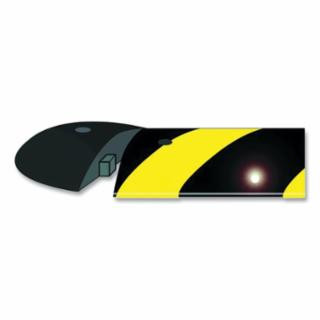 NOTRAX SAFETY RIDER END CAP MALBLACK GNRS2699BL