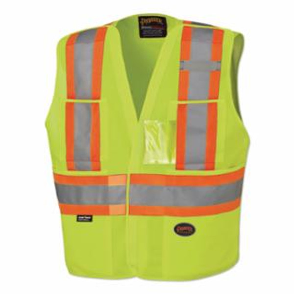 PIONEER 6935AU ORANGE ZIP VEST BREAK V1021061U-L/XL