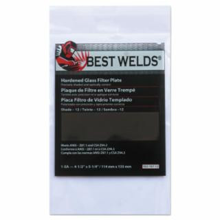 BEST WELDS BW-4-1/2X5-1/4 #14 GLASSFILTER PLATE 901-932-107-12