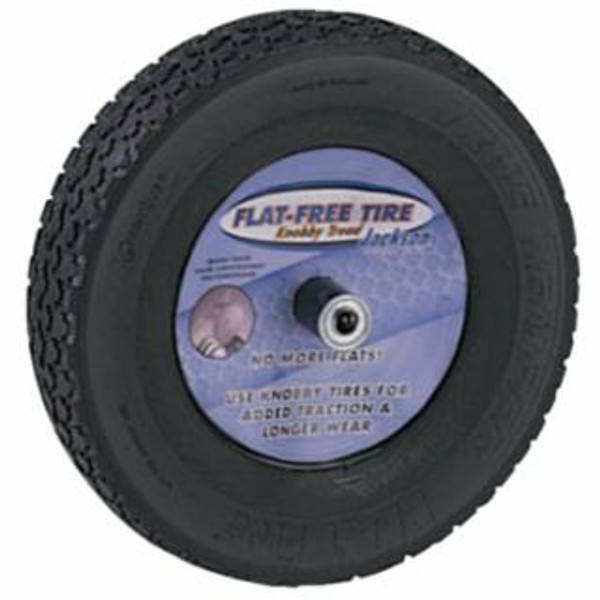 JACKSON PROFESSIONAL TOOLS JACKSON KNOBBY FLAT FREETIRE (MOUNTED ON 8" WHL)