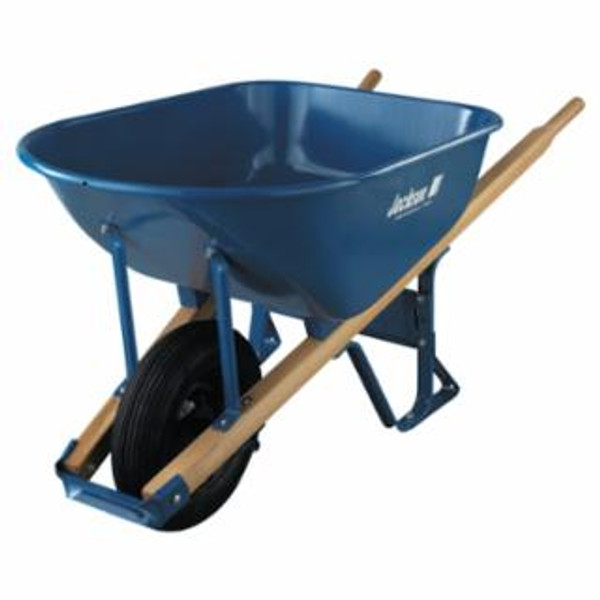 JACKSON PROFESSIONAL TOOLS 6CU.FT. STEEL TRAY CONTRACTOR WHEELBARROW
