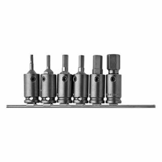 APEX 6-PC. 1/2"SQ.DR. SOCKETHEAD BIT & ADAPT