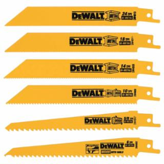DEWALT® 6PC. METAL/WOOD RECIPROC