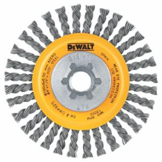 DEWALT 4" X 5/8"-11 HP .020 CARBON STRINGER WIRE WHL BU