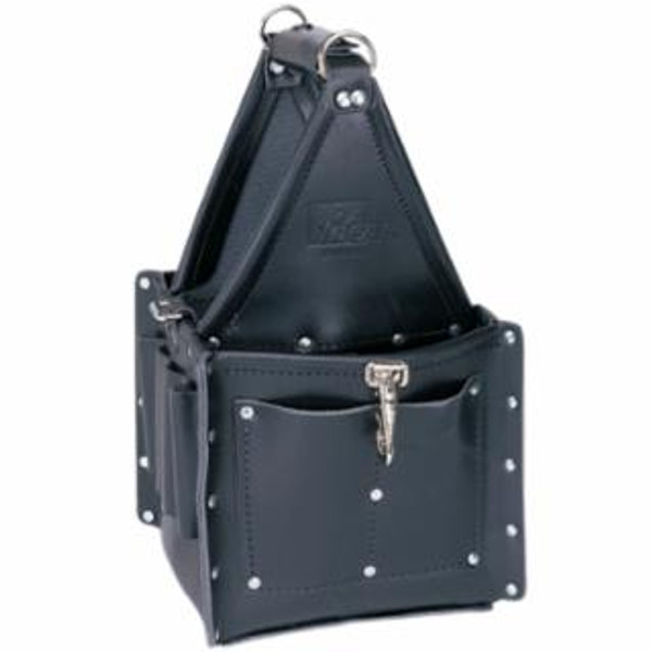 IDEAL® INDUSTRIES BLK PREMIUM LEATHER MASTER ELECTRICIAN'S TOTE