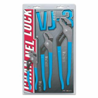 CHANNELLOCK® 3PC ST 412 422 442 V-JAWTONGUE & GROOVE PLIERS