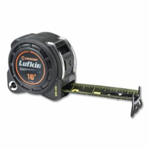 LUFKIN NITE EYE TAPE 16'X1-3/16" BLACK BLADE