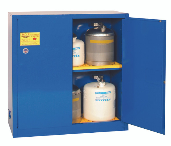 EAGLE 33200 30-GAL. ACID SAFETY CABINET TWO DOOR MA
