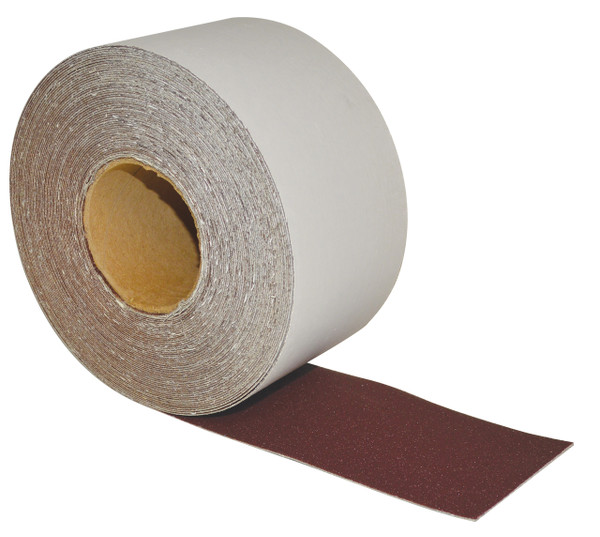 Alfa Tools PA45180E 4-1/2" x 50 Yard 180 Grit 'E' Weight Aluminum Oxide PSA Sheet Roll