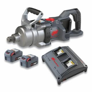 INGERSOLL RAND POWER TOOLS/HOISTS/AIR MOTORS 1" CORDLESS IMPACT WRENCH  2 BATTERY KIT