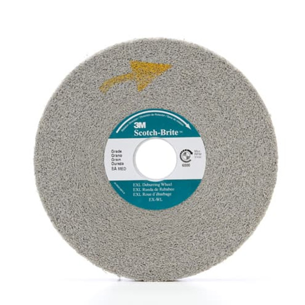 SCOTCH-BRITE EXL DEBURRING WHEEL  6 IN X 2 IN X 1 IN 8S MED