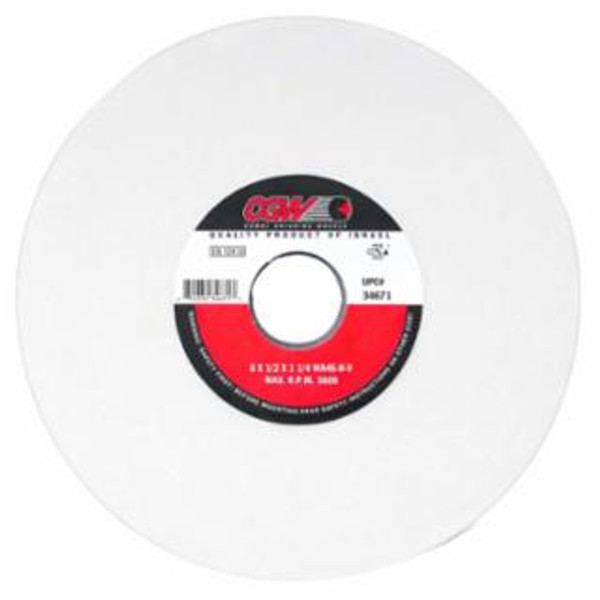 CGW ABRASIVES 8X1/2X1-1/4 T1 WA46-H-VWHITE ALUMINUM OXIDE SUR