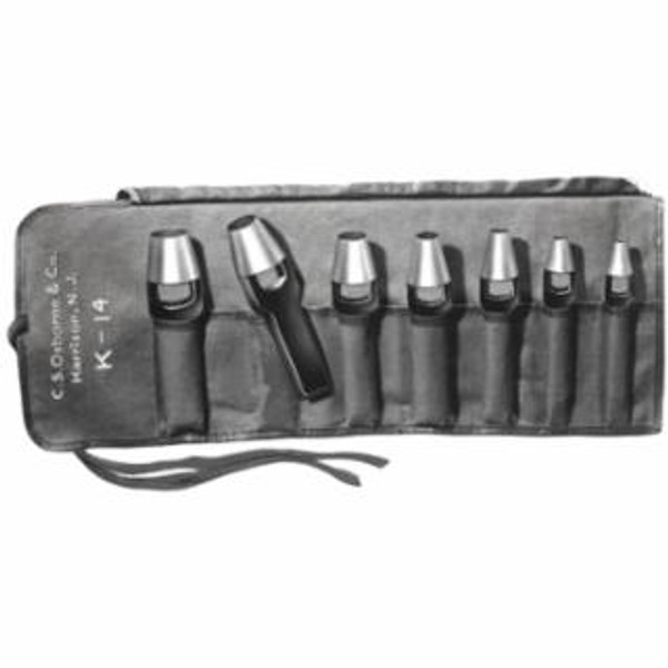C.S. OSBORNE 7 PIECE PUNCH SET 1/4"-1"
