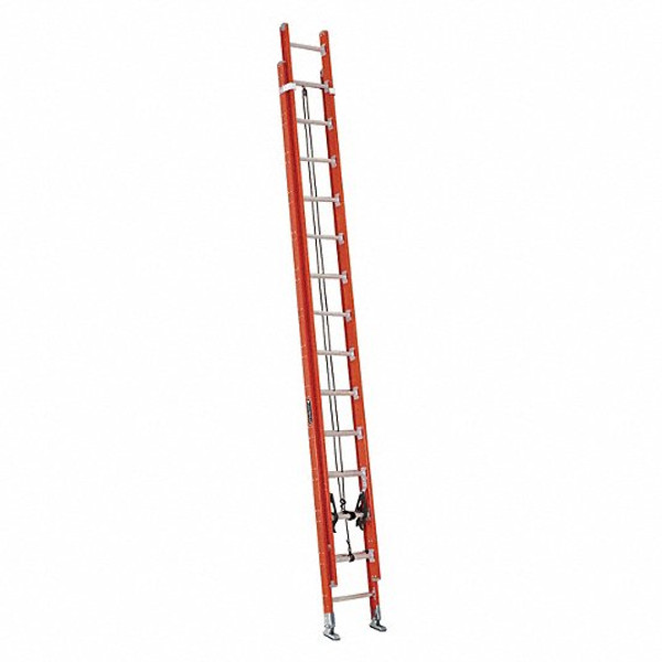 LOUISVILLE LADDER 28' FIBERGLASS EXTENSIONLADDER W/ D RUNG 2 SECT