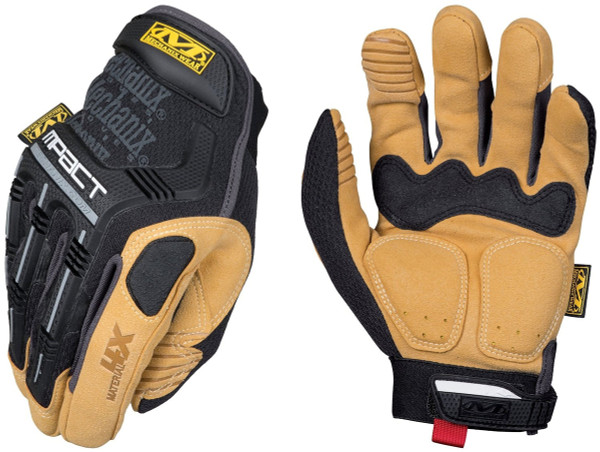 MECHANIX WEAR MATERIAL4X M-PACT GLOVES(XL BROWN/BLACK)