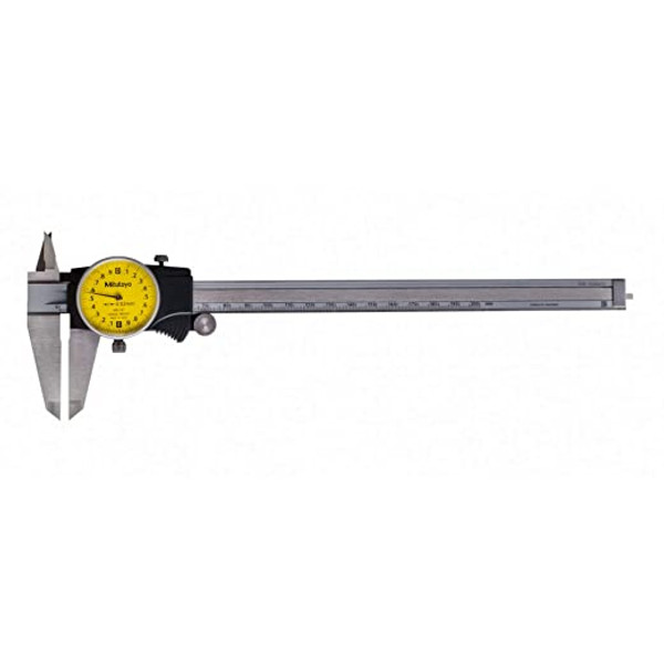 MITUTOYO CALIPER  DIAL  2MM/REV 0-200MM  0.02MM