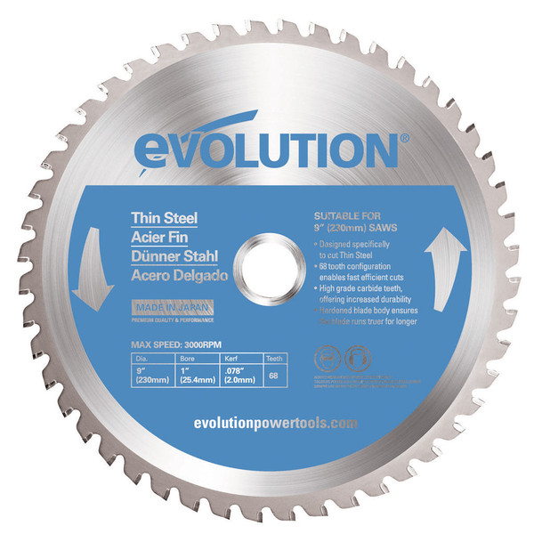 EVOLUTION SHEET METAL BLADE 9"