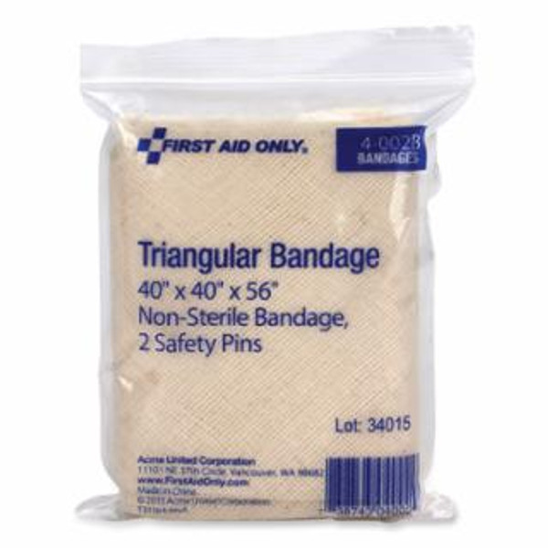 FIRST AID ONLY TRIANGULAR BANDAGE  40"X 40" X 56"