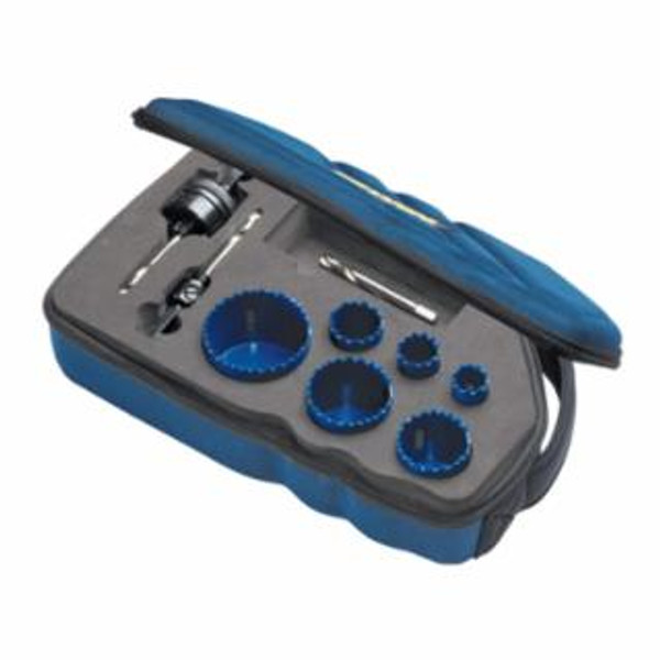IRWIN PLUMBERS 9PC HOLE SAW KIT