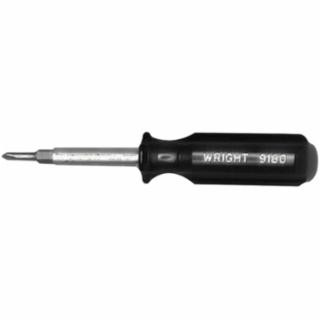 WRIGHT TOOL FOUR-WAY FLIP SCREWDRIVER IN DISPLAY