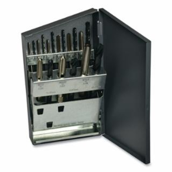 GREENFIELD THREADING 18 PC 18PC 303 MM JOB DRL HAND TAP SET